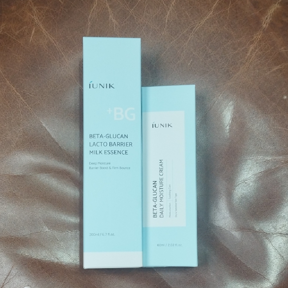 Unik Light Blue Moisturizer Duo - Beta-Glucan Essentials